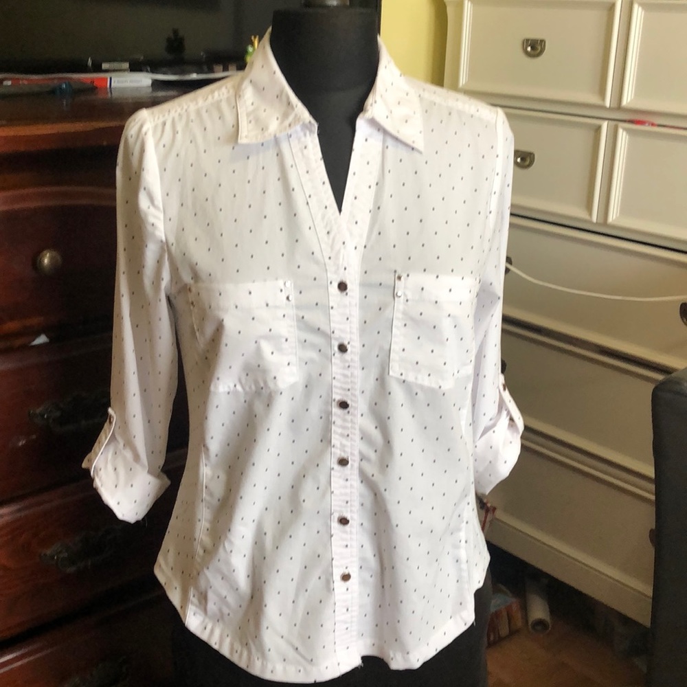 C.D. Petites women’s shirt long sleeve Sz PS
